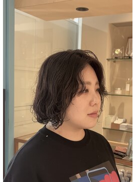 シアン 栄店(CYAN.) 顎ラインボブ×ゆるっとパーマ