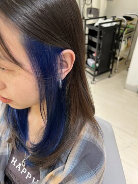 レム(REM) イヤリングカラー×ブルー