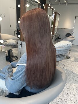 ロール 博多(Role) ブリーチカラー/ピンクベージュ/垢抜け/ガーリー