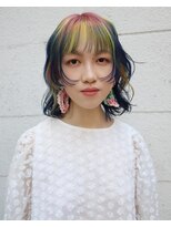 レコ 渋谷(LECO) ケアブリーチハイトーンミックスデザインカラー