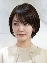 横浜西口コンパクトショートブラウンショートカット丸みショート
