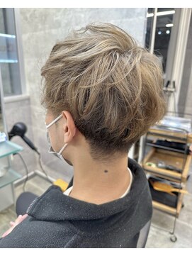 キャラ シャローネ 池袋(Chara Chalone) 癖毛をいかしたマッシュ/ミルクティグレージュ【池袋/本松】