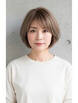 プラグ ヘアーデザイン 大名店(PLUG hair design)&nbsp;*ショートボブ/ショートヘア/脱白髪染め/白髪ぼかし/髪質改善