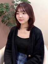 カルパ(calpa)&nbsp;【ミディアムレイヤーカット/ボルドーカラー】