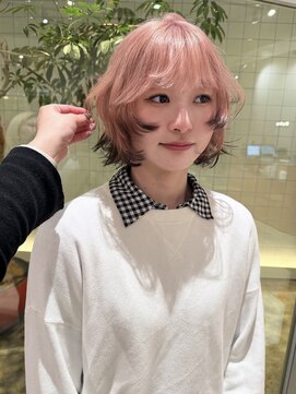 ローエ バイ デコ(Rohe by DECO) 【kira】ペールピンク/ボブレイヤー/ポイントデザイン