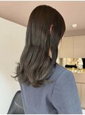 オリーブグレージュ/透明感カラー/レイヤーカット/恵比寿駅