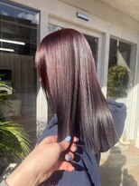 エマ 浦上駅前店(EMMA) ダブルカラーで深みレッド