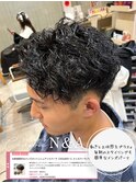 春夏におすすめメンズショート＋パーマ アップスタイル