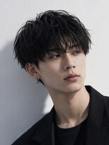 ノイセル(Noisyle)&nbsp;MEN’S HAIR/サーフカール/刈り上げセンターパート/北堀江O