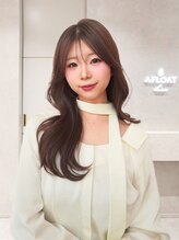 アフロートリノ(AFLOAT Leino) 鈴木さり 顔まわり