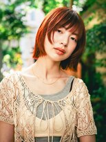 benji 和白店【ベンジー】【9月1日オープン（予定）】&nbsp;《benji》ダブルカラー　オレンジボブ