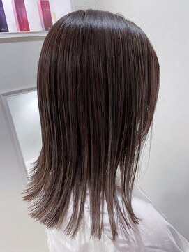 ヘアースペースブルーム リアン 岡町店(HAIR SPACE BLOOM Lien) 【岡町/ハイライト】グレージュ大人ハイライト