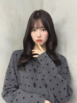 ペレ 原宿(PELE) ダークパープルナチュラルショート夏のヘアアレンジ原宿