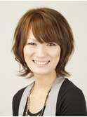 カットのみで創る。やわらかさの中にも可愛らしさのあるスタイル