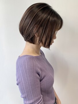 アッシュ 祐天寺店(Ash) アゴラインのナチュラルショートボブ