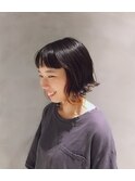 20代30代40代　ボブスタイル　インナーカラー　デザインカラー