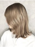 CECIL &nbsp;下北沢　外ハネボブ×ホワイトベージュ