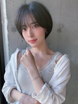 ザ シー 橋本(The C)&nbsp;30代40代50代◎大人ナチュラルレイヤーショートボブ 表参道 橋本