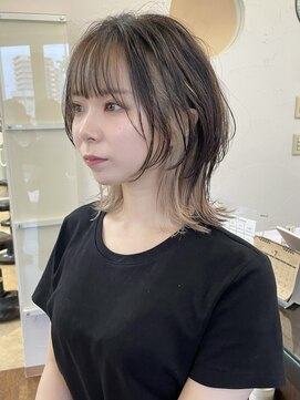 ヘアメイク シンズ レインボー(Hair Make SHIN'S RAINBOW) ショートボブ/大人巻き/ぷつっとボブ/ナチュラルモード/高松