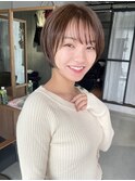大人かわいい丸みショート(田岡)20代30代40代