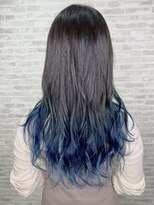 ウィン 川口元郷店(win)&nbsp;グラデーションカラー　アッシュブルー
