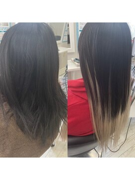 ヘアアンドメイク サファイア 豊橋店(ヘア&メイク SAPPHIRE) #ギャル#プルエクステ#豊橋#エクステ#カワイイ#グラーデション