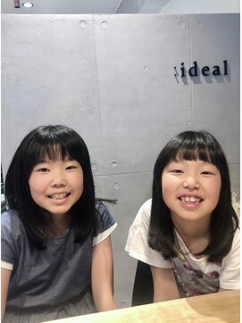 アイディール 心斎橋店(:ideal) 小学生女の子☆キッズカット