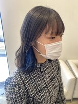 カッツ 笠岡店(CUT S)&nbsp;ブルーインナーカラー