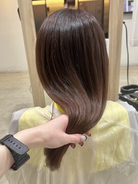 ソワン ドゥ ブレス フラン 東花園店(soin de brace Fran) ヤクジョカラー ピンクブラウン