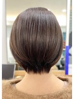 ランプ(Lamp) くびレイヤーグレーベージュニュアンスカラー白髪染め白髪ぼかし