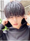 ダークアッシュ/韓国マッシュ/ニュアンスパーマ[池袋駅/men's]