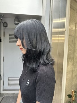 レーベン(LEBEN) 【ブリーチなしダブルカラー】透け感グレージュ★