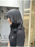【ブリーチなしダブルカラー】透け感グレージュ★