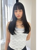 【votan_はまひ】髪質改善/ぱっつん前髪/レイヤーロング/韓国