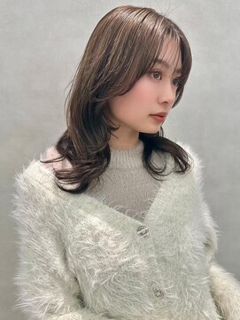 アッシュ 中野店(Ash) イメチェン/似合わせカット/フルバング/レッドブラウン/中野