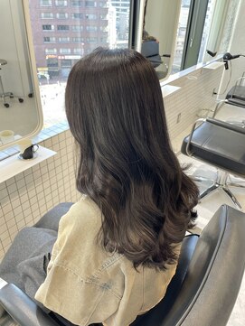 ヌーヴェル(nouvelle) ダークブラウン×艶カラー