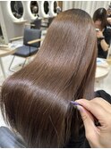 赤み消し ミルクブラウン×美髪 髪質改善Tr！【福田 れん】