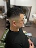 【濡れパン】カット＋シェービング＋アイロンパーマ（２mm～３mm）11000円