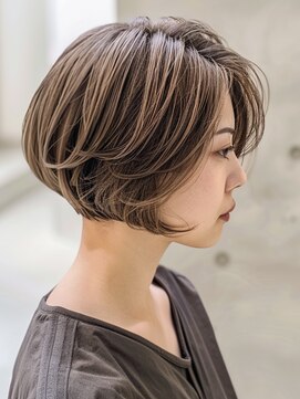 アルトリスト(Altruist Aging×HAIR&SPA) ＠ダークアッシュ大人ガーリーボブ着物似合わせカット/髪質改善