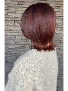 ハイバレーヘアーメゾン(HIGH VALLEY HAIRMAISON) ミディアムボブくびれボブぱっつんボブ岡山南中央町