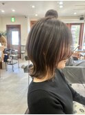 イヤリングカラー/ウルフボブ/外ハネボブ/20代30代40代