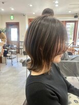 ラポール 柏店(RAPPOR) イヤリングカラー/ウルフボブ/外ハネボブ/20代30代40代