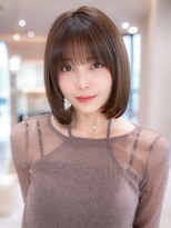 20代30代かわいい/顔まわりレイヤー/前髪/アンブレラカラー