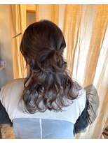 ヘアー メイク コラム コウ hair make column Coo&nbsp;ゆるハーフアップ
