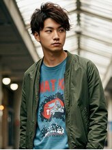 メンズ ピノ(Men's PINOT) #フェザーパーマ #サーフカール #メンズパーマ