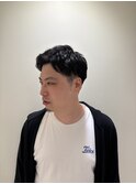 ツーブロックショート