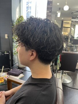 ヘアーメイク ロージー 北18条店(HAIR MAKE ROSY) 波巻きツイストスパイラルパーマツーブロック刈り上げ
