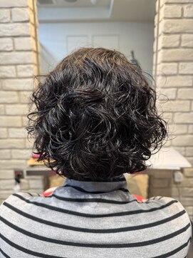 しっかりパーマでも楽です！