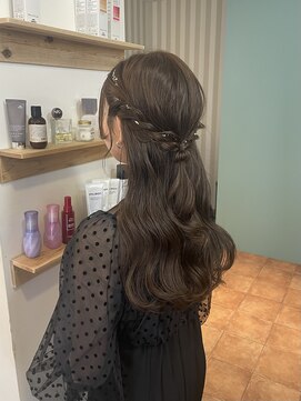 サイン ハニー(Sign honey) ハーフアップ