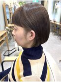 ミニボブ★インナーカラー★ミルクティベージュ★イメチェン